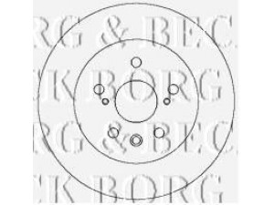 BORG & BECK BBD4325 stabdžių diskas 
 Stabdžių sistema -> Diskinis stabdys -> Stabdžių diskas
4243106030, 4243133030, 4243133050