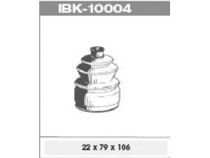 IPS Parts IBK-10004 gofruotoji membrana, kardaninis velenas
39241-01A01, 39241-01A25, 39241-01A26