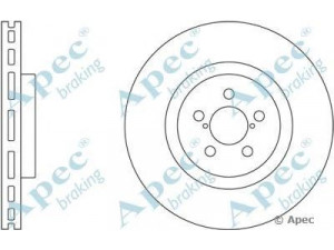 APEC braking DSK2423 stabdžių diskas 
 Stabdžių sistema -> Diskinis stabdys -> Stabdžių diskas
26300FE000, 26300FE010