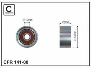 CAFFARO 141-00 kreipiantysis skriemulys, paskirstymo diržas 
 Diržinė pavara -> Paskirstymo diržas/komplektas -> Laisvasis/kreipiamasis skriemulys
13503-10011, 13503-10021