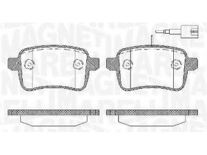 MAGNETI MARELLI 363916060129 stabdžių trinkelių rinkinys, diskinis stabdys 
 Techninės priežiūros dalys -> Papildomas remontas
77365357