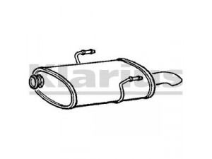 KLARIUS 210730 galinis duslintuvas 
 Išmetimo sistema -> Duslintuvas
1726AA, 1726EA, 1726EE, 1726AA
