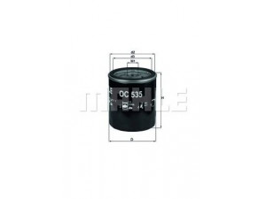 KNECHT OC 535 alyvos filtras 
 Techninės priežiūros dalys -> Techninės priežiūros intervalai
1339125, 1807516, 4M5Q6714CA, 4M5Q6714DA