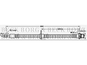 BORG & BECK BBH7620 stabdžių žarnelė 
 Stabdžių sistema -> Stabdžių žarnelės
9094702D50