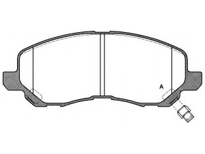 OPEN PARTS BPA0804.12 stabdžių trinkelių rinkinys, diskinis stabdys 
 Techninės priežiūros dalys -> Papildomas remontas
K68035576AB, 4605A261, 4605A491