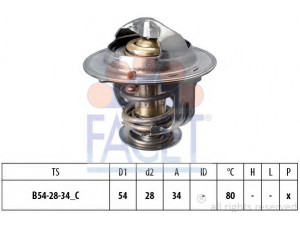 FACET 7.8694S termostatas, aušinimo skystis 
 Aušinimo sistema -> Termostatas/tarpiklis -> Thermostat
48 05 178, 96440407, 96 440 407