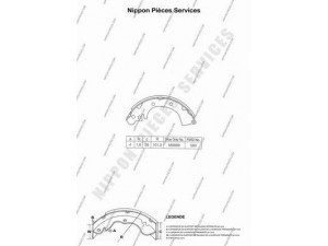 NPS M350I27 stabdžių trinkelių komplektas 
 Techninės priežiūros dalys -> Papildomas remontas
MB366143, MB534656