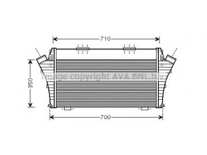 AVA QUALITY COOLING OL4401 tarpinis suslėgto oro aušintuvas, kompresorius 
 Variklis -> Oro tiekimas -> Įkrovos agregatas (turbo/superįkrova) -> Tarpinis suslėgto oro aušintuvas
6302048, 13108570