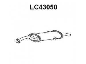 VENEPORTE LC43050 galinis duslintuvas 
 Išmetimo sistema -> Duslintuvas
82394917, 82412748, 82462219