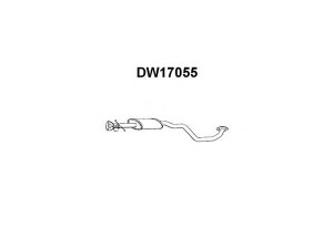 VENEPORTE DW17055 vidurinis duslintuvas 
 Išmetimo sistema -> Duslintuvas
96264044, 96264076