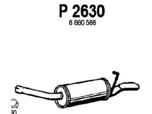 FENNO P2630 galinis duslintuvas 
 Išmetimo sistema -> Duslintuvas
6880566