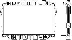 SAKURA  Automotive 1461-0312 radiatorius, variklio aušinimas 
 Aušinimo sistema -> Radiatorius/alyvos aušintuvas -> Radiatorius/dalys