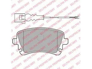 DELPHI LP1911 stabdžių trinkelių rinkinys, diskinis stabdys 
 Techninės priežiūros dalys -> Papildomas remontas
7H0 698 451, 7H0 698 451B