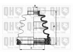 QUINTON HAZELL QJB1111 gofruotoji membrana, kardaninis velenas 
 Ratų pavara -> Gofruotoji membrana
39741-AV325