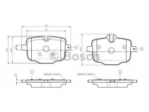 BOSCH 0 986 TB3 135 stabdžių trinkelių rinkinys, diskinis stabdys 
 Techninės priežiūros dalys -> Papildomas remontas
34 21 2 284 389, 34 21 2 284 390