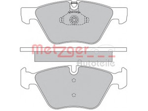 METZGER 1170203 stabdžių trinkelių rinkinys, diskinis stabdys 
 Techninės priežiūros dalys -> Papildomas remontas
3411 6 771 972, 3411 6 777 772