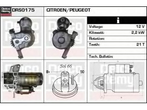 DELCO REMY DRS0175 starteris 
 Elektros įranga -> Starterio sistema -> Starteris
5702FE, 5802AH, 9649448380, 9664883080
