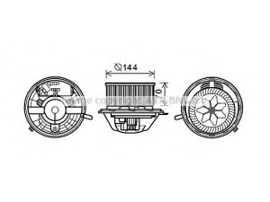 PRASCO BW8454 elektrovariklis, vidinis pūtiklis 
 Šildymas / vėdinimas -> Orpūtė/dalys
64116933663, 64119144200, 64119227670