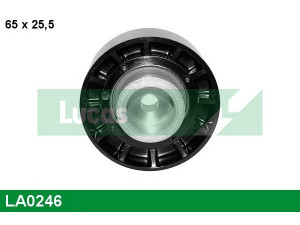 LUCAS ENGINE DRIVE LA0246 įtempiklio skriemulys, V formos rumbuotas diržas 
 Diržinė pavara -> V formos rumbuotas diržas/komplektas -> Įtempiklio skriemulys