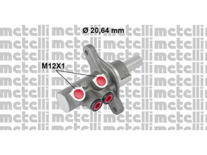 METELLI 05-0787 pagrindinis cilindras, stabdžiai 
 Stabdžių sistema -> Pagrindinis stabdžių cilindras
4601.W6, 4601.W6