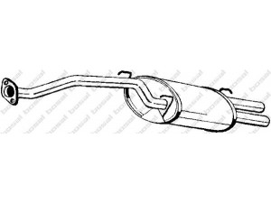 BOSAL 115-755 galinis duslintuvas 
 Išmetimo sistema -> Duslintuvas
GEX-33431, GEX-33442, GEX-33449