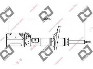 DJ PARTS DS1063GS amortizatorius 
 Pakaba -> Amortizatorius
4854005010, 4854020780, 4854021040