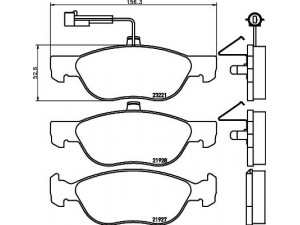 HELLA PAGID 8DB 355 007-901 stabdžių trinkelių rinkinys, diskinis stabdys 
 Techninės priežiūros dalys -> Papildomas remontas
71753041, 71753042, 77362316, 9947124