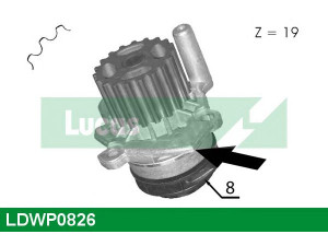 LUCAS ENGINE DRIVE LDWP0826 vandens siurblys 
 Aušinimo sistema -> Vandens siurblys/tarpiklis -> Vandens siurblys
038121011H, 038121011HX, 038121011K