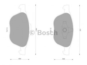 BOSCH 0 986 AB1 005 stabdžių trinkelių rinkinys, diskinis stabdys 
 Techninės priežiūros dalys -> Papildomas remontas
1223682, 1321517, 1360305, 1519528