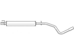 AKS DASIS SG12495 vidurinis duslintuvas