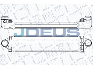 JDEUS 812M28A tarpinis suslėgto oro aušintuvas, kompresorius 
 Variklis -> Oro tiekimas -> Įkrovos agregatas (turbo/superįkrova) -> Tarpinis suslėgto oro aušintuvas
1382884, 1423959, 1462995, 1541599