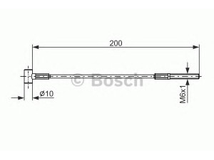 BOSCH 1 987 477 979 trosas, stovėjimo stabdys 
 Stabdžių sistema -> Valdymo svirtys/trosai
36402 AX000, 46402 AX000