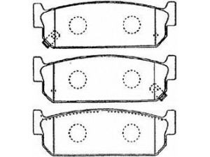 AISIN B2N057 stabdžių trinkelių rinkinys, diskinis stabdys
44060-0P690, 44060-0P691, 44060-0P692
