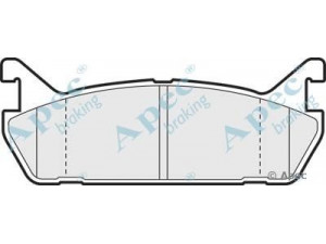 APEC braking PAD683 stabdžių trinkelių rinkinys, diskinis stabdys 
 Techninės priežiūros dalys -> Papildomas remontas
04492-87101-000, 04492-87102-000