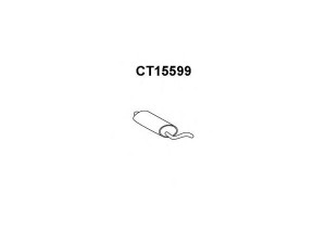 VENEPORTE CT15599 galinis duslintuvas 
 Išmetimo sistema -> Duslintuvas
96043501