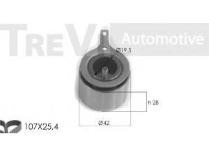 TREVI AUTOMOTIVE KD1353 paskirstymo diržo komplektas 
 Techninės priežiūros dalys -> Papildomas remontas