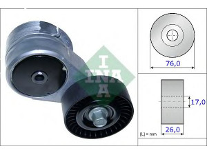 INA 534 0417 10 įtempiklio svirtis, V formos rumbuotas diržas 
 Diržinė pavara -> V formos rumbuotas diržas/komplektas -> Įtempiklis
25281-2B000, 25281-2B010, 25281-2B020