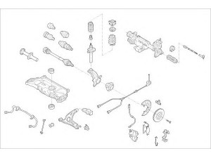 DELPHI VW-17281-F rato pakaba 
 Ašies montavimas/vairavimo mechanizmas/ratai -> Prekių paieška pagal schemą