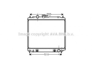 AVA QUALITY COOLING MT2138 radiatorius, variklio aušinimas 
 Aušinimo sistema -> Radiatorius/alyvos aušintuvas -> Radiatorius/dalys
MB340053, MB890957