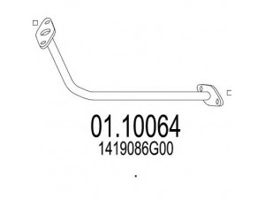 MTS 01.10064 išleidimo kolektorius 
 Išmetimo sistema -> Išmetimo vamzdžiai
1419086G00