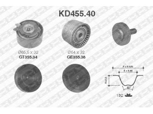 SNR KD455.40 paskirstymo diržo komplektas 
 Techninės priežiūros dalys -> Papildomas remontas
13070-00QAA, 13070-00QAB, 16806-00QA6