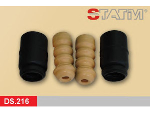 STATIM DS.216 apsauginio dangtelio komplektas, amortizatorius 
 Ašies montavimas/vairavimo mechanizmas/ratai -> Montavimas, pakabos statramstis
6K0512131B, 6K0513425D