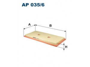 FILTRON AP035/6 oro filtras 
 Techninės priežiūros dalys -> Techninės priežiūros intervalai
2760940004