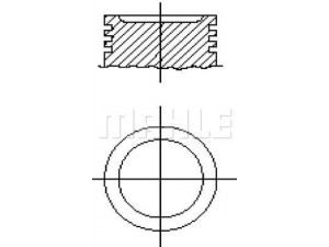 MAHLE ORIGINAL SS0140145 stūmoklis