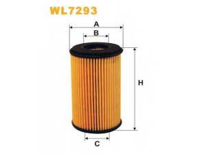 WIX FILTERS WL7293 alyvos filtras 
 Techninės priežiūros dalys -> Techninės priežiūros intervalai
7700126705, 7701206705, 8200025862