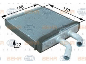 HELLA 8FH 351 315-291 šilumokaitis, salono šildymas 
 Šildymas / vėdinimas -> Šilumokaitis
0K30C-61A10, 97109-FD200