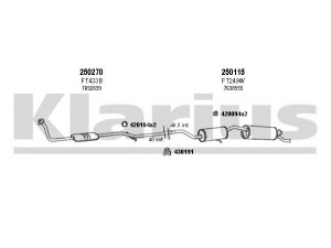 KLARIUS 280029E išmetimo sistema