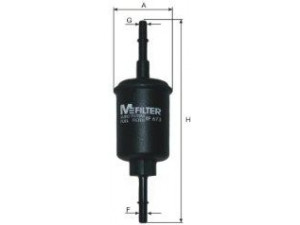 MFILTER BF 673 kuro filtras 
 Techninės priežiūros dalys -> Papildomas remontas
1140 129, 2S61-9155-AB, D350-13-480