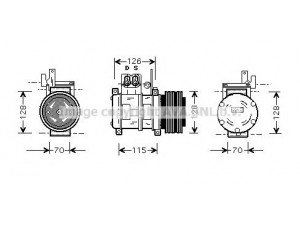 AVA QUALITY COOLING BWK073 kompresorius, oro kondicionierius 
 Oro kondicionavimas -> Kompresorius/dalys
64528390964