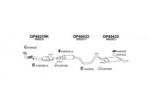 VENEPORTE 400110 išmetimo sistema